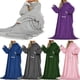 thumbnail image 4 of Manta usable de franela superlarga con mangas para hombre y mujer, de gran tamaño Sudadera con capucha, Jersey sólido, mantas gigantes para TV, Invierno, 4 of 4