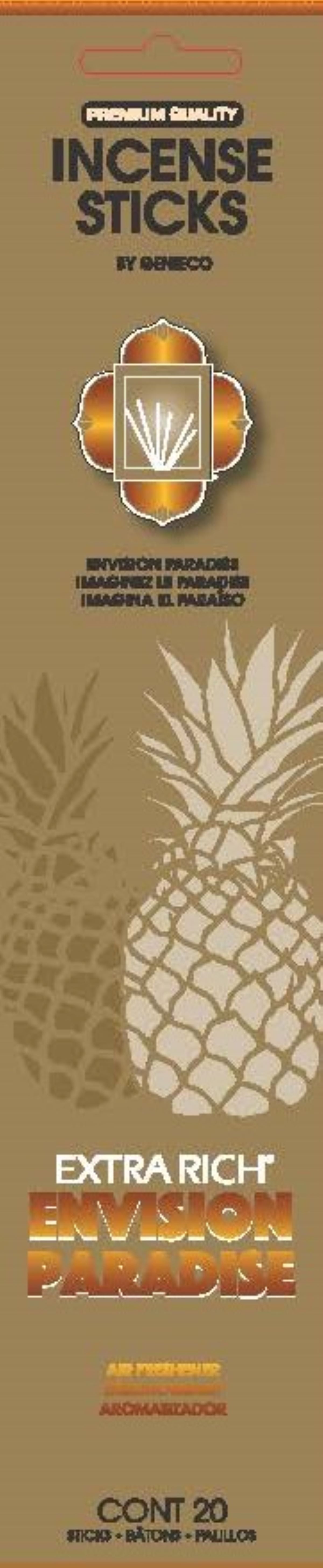 Genieco 20ct Adventure: Extra Rich Stick: Envision Paradise (Pineapple)