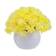 thumbnail image 2 of Plantas artificiales en maceta para decoración del hogar - Bola de bonsái de plástico de 4,7" en amarillo, naranja, rojo, rosa, morado - Flores artificiales de sobremesa, 2 of 6