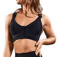 thumbnail image 3 of Wehilion Women Post Surgery Bra Front Closure Sport Bra Removable Pads Wirefree, 3 of 6