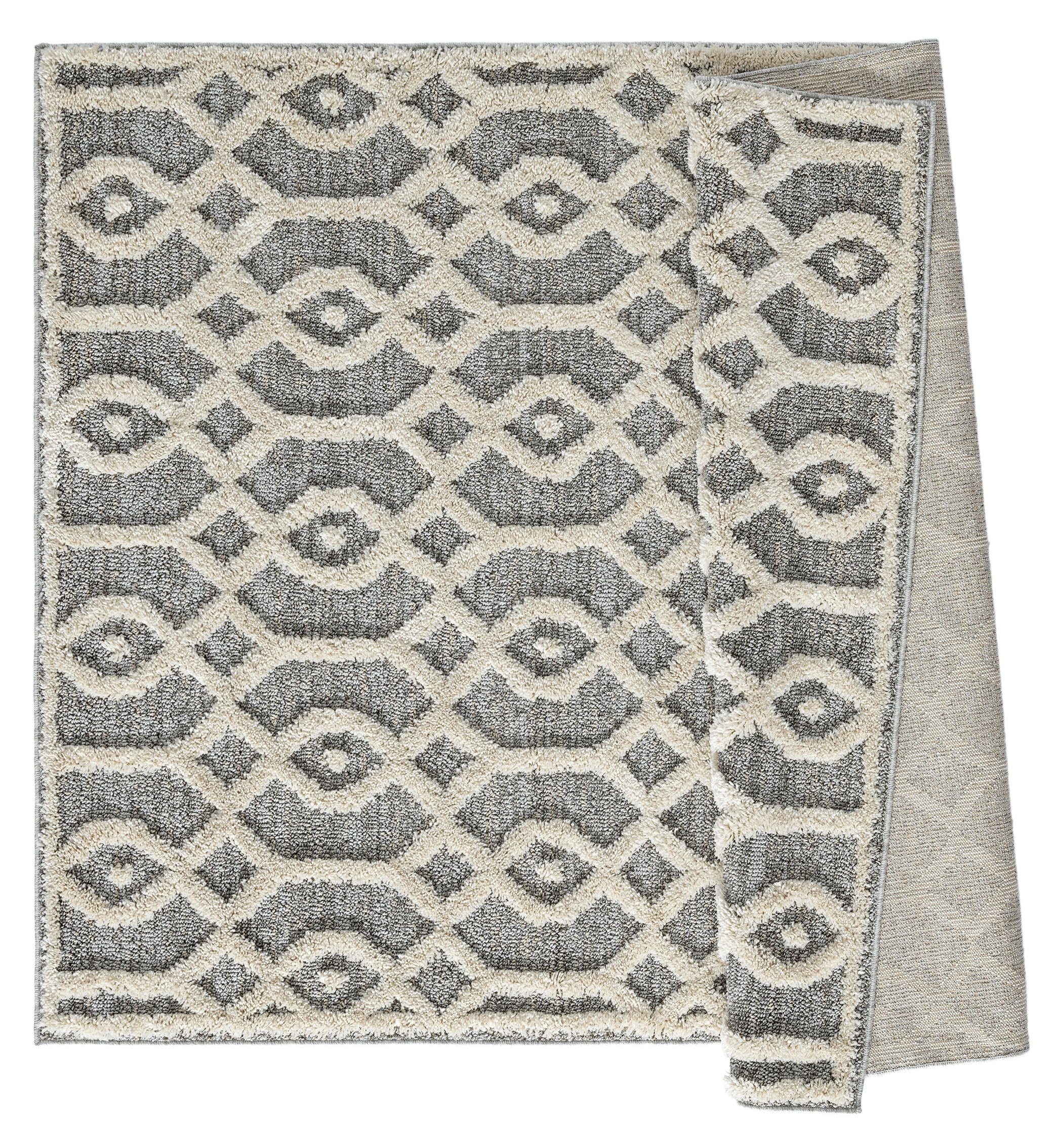United Weavers Decorah Marfa Modern Geometric Area Rug, Cream, 7'11" x 7'11"