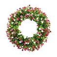 thumbnail image 2 of Hmgxay 15" Colorful Wreath, Spring and Summer Leaf Garland, Vibrant Floral Door Decor, Eye-Catching Decorative Wreath for Home, 2 of 5