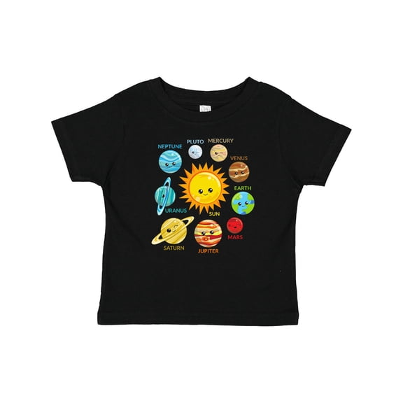 Inktastic Cute Planets, Solar System, Space, Cosmos, Galaxy Boys or Girls Baby T-Shirt