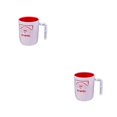 thumbnail image 4 of Cateissary Taza Encantadora Doble Capa Pato Animal Multipropósito Tazas de cepillado portátiles Personalidad Reutilizable Dibujos animados Moda Blanco 2Conjunto, 4 of 6