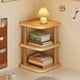 thumbnail image 5 of Organizador de escritorio esquinero | ZJT250119925 Estante de almacenamiento de madera de dos niveles, negro y blanco | Estantería de escritorio con múltiples compartimentos para la oficina, deco, 5 of 5