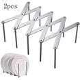thumbnail image 3 of Sophisticated Pot Lid Organiser, Stainless Steel Kitchen Cabinet Rack with Adjustable Length, Corrosion Resistant Surface for Durability, Easy Care Design for a Hassle-free, 3 of 8