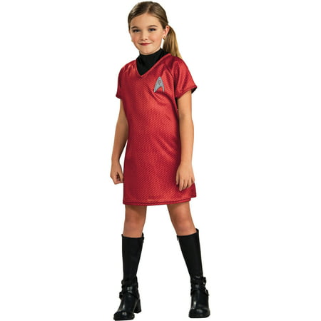 Girls Star Trek Into Darkness Red Uhura Dress