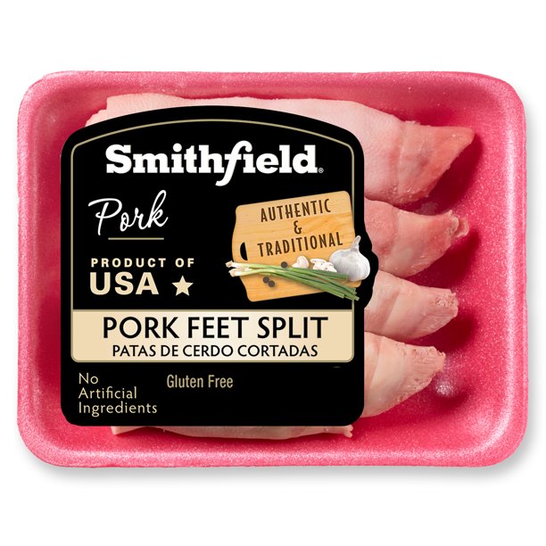 Smithfield Fresh Split Pork Feet, 1.52.2 lb