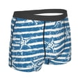 thumbnail image 3 of Fotbe Ocean on Striped Men’s Total Support Pouch Boxer Briefs, X-Temp Cooling, Moisture-Wicking Underwear, Regular, Long-leg and Trunk-X-Large, 3 of 9