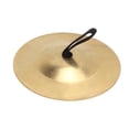 thumbnail image 4 of SUTENGDA 2Pcs Finger Cymbals Pure Copper Wear Resistant Easy Grip Finger Bell for Dance Party Holiday Gold, 4 of 5