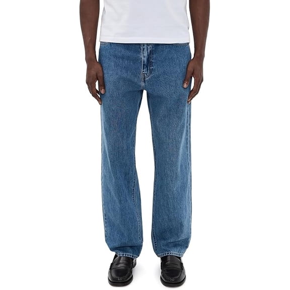 Levi's Men's 568 Loose Straight Jeans Blue Essentials Medium Wash Size 34x30