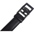 thumbnail image 4 of Marshal Men's Genuine Leather Ratchet Dress Belt With Automatic Buckle Black Buckle5, 40", 4 of 9