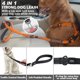 thumbnail image 2 of Strong Dog Leash with Padded Handle Anti-Pull Rope Elastic Training Leash for Medium and Large Dogs in Heavy Pull (110CM-150CM, Black), 2 of 5
