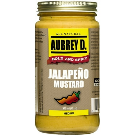 Classic Peppery Spiced Jalapeno Mustard Seasoning by Aubrey D; Cook, Dip or lick for the Meanest Mustard Flavor with a Hot