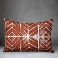 thumbnail image 3 of Creative Products Terra Cotta Distressed Chevron Diamonds 14x20 Indoor / Outdoor Pillow, 3 of 3
