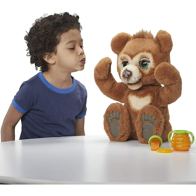 HASBRO FurReal Friends Peluche Interactive Cubby, l'Ours Curieux
