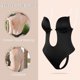thumbnail image 2 of Body moldeador de cuerpo con escote en V profundo para mujer, Body sin tirantes y sin espalda, ropa moldeadora, 2 of 5