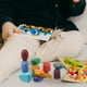 thumbnail image 5 of 1 juego de bloques apilables de madera, juguete apilable de madera, juguete de equilibrio, juguete apilable para bebés, juguete Montessori, juguete de bloques de construcción para niños, 5 of 8