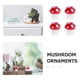 thumbnail image 4 of 20 figuras de hongos en miniatura realistas para micropaisajes Hongos de resina que brillan en la oscuridad para adornos y manualidades de jardín de hadas, 4 of 8