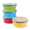 thumbnail image 1 of Recipientes de almacenamiento de alimentos Annaklin plegables de 800 ml (juego de 4), 1 of 6