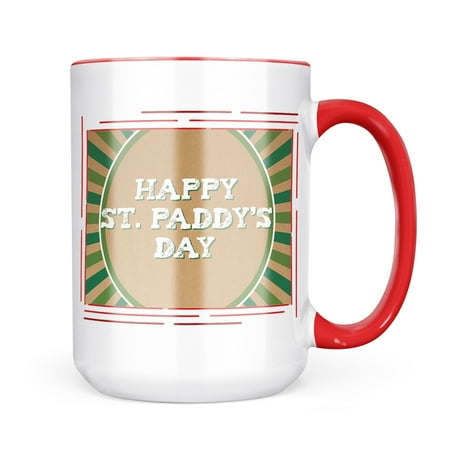 

Christmas Cookie Tin Happy St. Paddy s Day St. Patrick s Day Retro Design Mug gift for Coffee Tea lovers