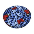 thumbnail image 6 of Uemuo Abstract Colorful Butterflies Pattern Round Bar Stool Seat Covers Washable Stool Cushion Slipcover Elastic Bar Chair Covers-12 inch, 6 of 7