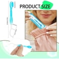 thumbnail image 4 of 72 Count Mini Disposable Toothbrush Set 5 in 1 Individually Packaged Portable Toothbrush with Toothpaste Tongue Scraper Dental Floss Picks Home Travel Hotel Post Meal Clean, 4 of 4