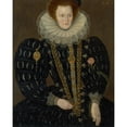 thumbnail image 3 of Marcus Gheeraerts the Younger 15x18 Black Modern Framed Museum Art Print Titled - A Woman Called Lady Elizabeth Knightley (1591), 3 of 5