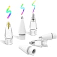 thumbnail image 1 of 6 Pack Apple Pencil USB-C Tips, Replacement Tips for Apple Pencil 1st/2nd Generation, Apple Pencil Spare Nibs for ipad Pen, No Wear Out Precise Control Tips Plastic/Metal iPencil Tips,White/Clear, 1 of 8