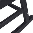 thumbnail image 5 of Homy Casa Rocking Chair for Relaxing Outdoor Patio & Garden, Ideal for Enjoying the Outdoors, Black, 5 of 9