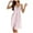 Pink, variant on Nightgown For Women Pajama Lingerie Satin Chemise Sexy Nightie Sleep Dress Sleepwear Pyjamas Soft Homewear