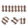 thumbnail image 3 of Miniature Small Fencing DIY Fairy Garden Mini House Garden Decoravie Fence, 3 of 6