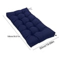 thumbnail image 3 of Coussin de Balançoire d'Extérieur Imperméable, Coussin de Siège de Remplacement / Coussin pour Mobilier de Porche et de Patio, Résistant aux Intempéries / Usage Intérieur Extérieur pour Causeuse en Osier, Chaise de Salle à Manger, Terrasse, 3 of 6