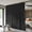 Black, variant on Room Divider Curtains with Flexible Ceiling Curtain Tracks Set,100% Blackout Floor to Ceiling Curtains Patio Sliding Door Curtains (Black Drape & Black Rail W 8.3 × H 9 FT)