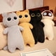 thumbnail image 3 of Juguete de peluche de gato siamés Kawaii para niños, almohada larga oblonga, Naranja, Negro, gatito, siesta, sueño, escuela, decoración de cama, cojín de abrazo, 3 of 5