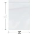 thumbnail image 2 of Plymor 10" x 13" (Case of 500), 6 Mil Industrial Duty Zipper Reclosable Plastic Bags, 2 of 2