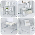 thumbnail image 6 of Layered Partition Storage Rack Cabinet Shelf Organizers Sundry Storage Rack Office Storage Rack, 6 of 7