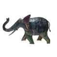 thumbnail image 6 of De Kulture Works 10" All Occasion Elephant Recycled Iron Decorative Figurine, 6 of 8