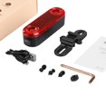 thumbnail image 4 of Portabicicletas LED Luz trasera Carga USB Bicicleta Asiento trasero Luces reflectantes, 4 of 8