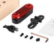 thumbnail image 4 of Portabicicletas LED Luz trasera Carga USB Bicicleta Asiento trasero Luces reflectantes, 4 of 7