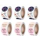 thumbnail image 1 of 6 rollos de pegatinas para sellar embalajes con diseño floral, etiquetas temáticas del Día de la Madre, 1 of 2