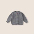 thumbnail image 5 of Ruyang Kids Knit Cardigan for Boys Girls Teen Long Sleeve Knitted Sweater Jacket Toddler Cute Dog Embroidery Button Outerwear, 5 of 9