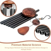 SUSWIM 32 Aluminum Black Wind Chimes for Outdoor, Garden, Patio Decoration