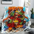 thumbnail image 2 of Tanjiro Cool Anime Flannel Fleece Bed Blanket Sofa Office Picnic Travel Lightweight Conditioning Blanket 30x40 Tanjiro-1, 2 of 5