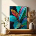 thumbnail image 6 of Exotic Peacock Floral Canvas Painting Wall Art, Stylish Wall Decor for Living Room Bedroom Cafe Bar Restaurant Hotel, 6 of 8