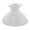 White, variant on AUNVITO Baby Tutu Dress Summer Short Sleeve Flutter Sleeve Mesh Bow Princess Party Christening Performance Dress