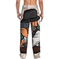 thumbnail image 2 of Bixox Men's Pug Dog Patterned Pajama Pants with Pockets Lounge Clothes for Home, 2 of 5