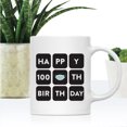 thumbnail image 2 of Koyal Wholesale Zoom Birthday Ceramic Coffee Mug, Happy 100th Birthday, 2 of 5