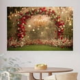 thumbnail image 4 of Romantic Garden Arch Wedding Backdrop Red Roses Greenery Bridal Shower Elegant Floral Bride to Be Engagement Valentine's Party Decorations Banner Supplies Photo Booth Props, 4 of 5