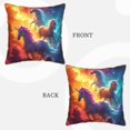thumbnail image 3 of Susaid Dreamy Night Sky White Horse Print Velvet Throw Pillow Covers Home Art Deco Pillowcase Square Pillow Case Cushion Cover for Bed Sofa Living Room Car Indoor and Outdoor-, 3 of 8